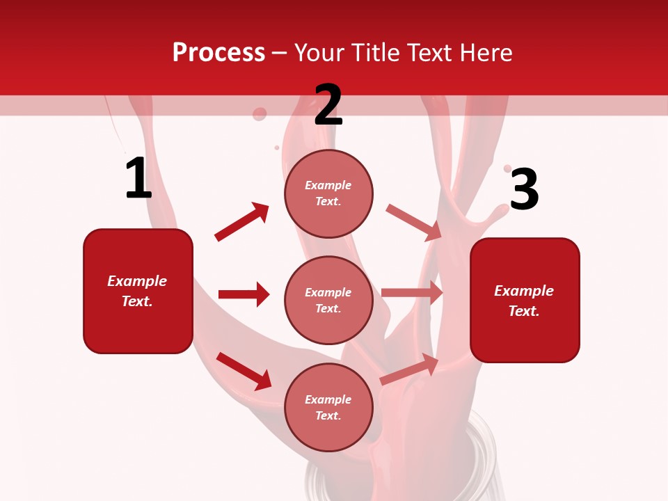 Can Red Abstract PowerPoint Template