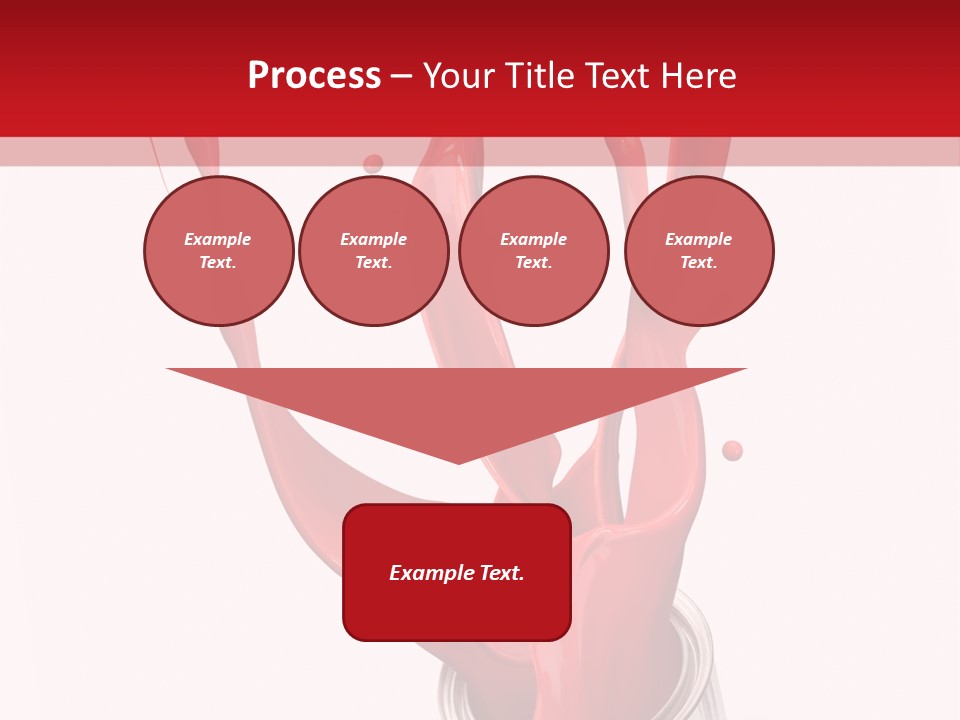 Can Red Abstract PowerPoint Template