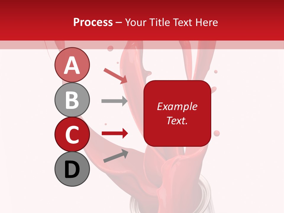 Can Red Abstract PowerPoint Template