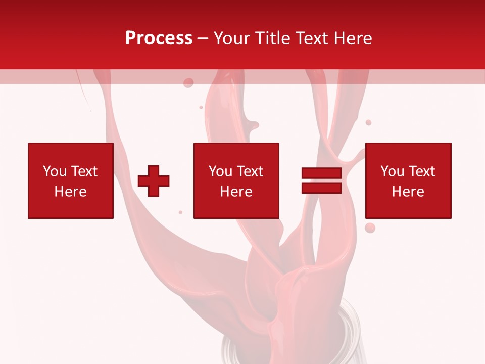 Can Red Abstract PowerPoint Template