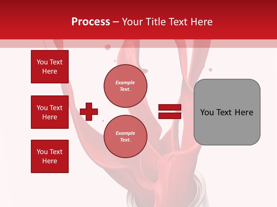 Can Red Abstract PowerPoint Template