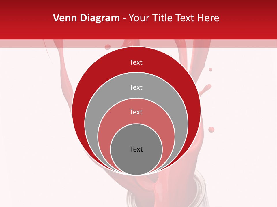 Can Red Abstract PowerPoint Template