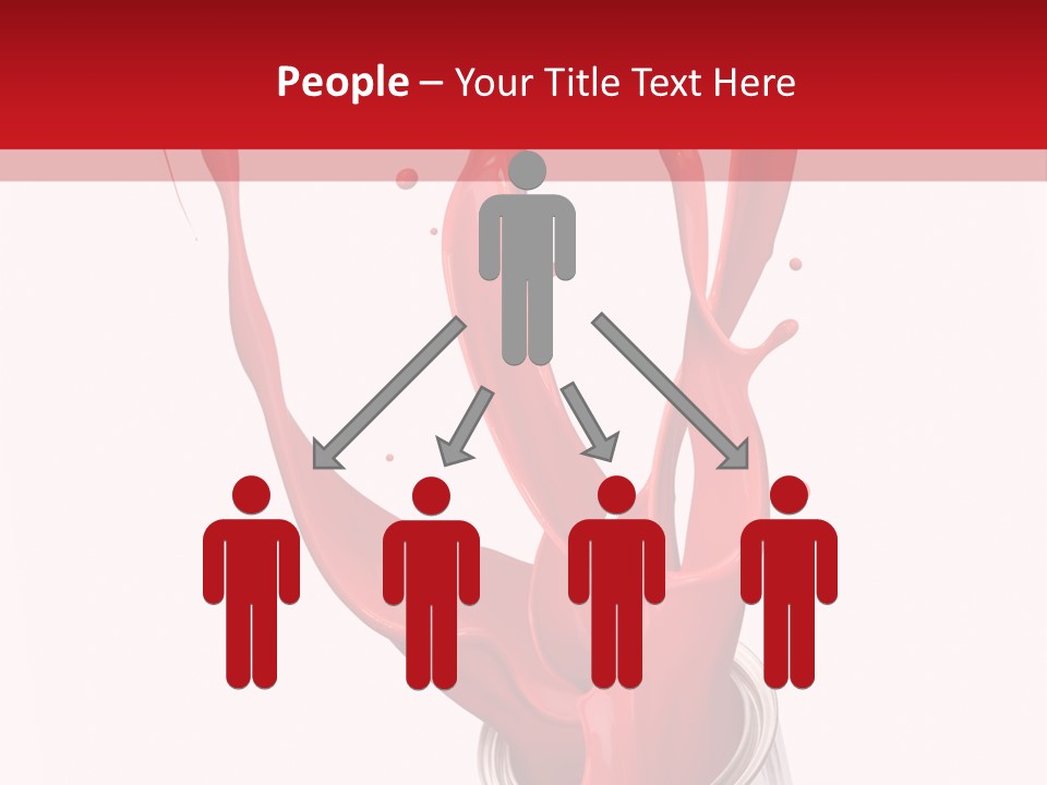 Can Red Abstract PowerPoint Template