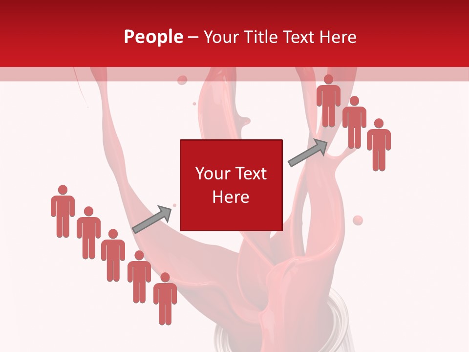 Can Red Abstract PowerPoint Template
