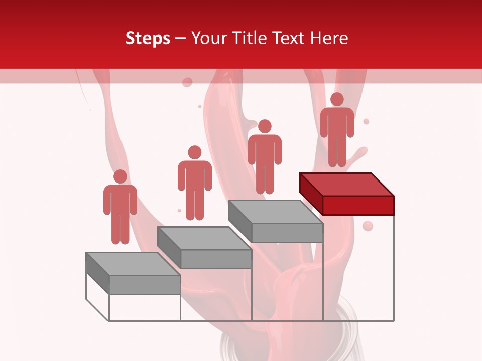 Can Red Abstract PowerPoint Template