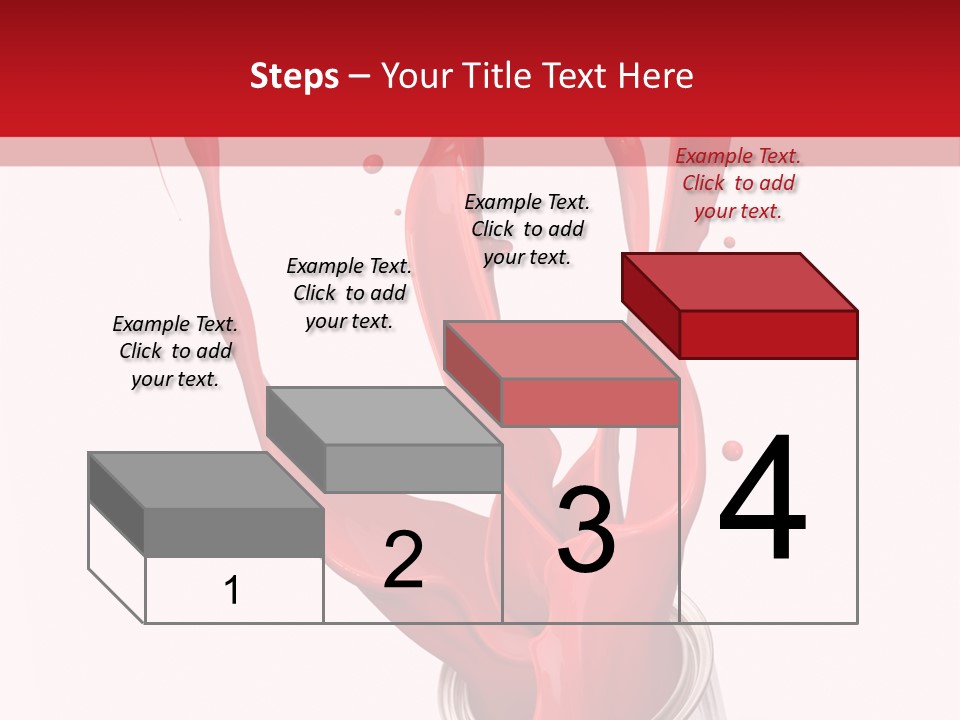 Can Red Abstract PowerPoint Template
