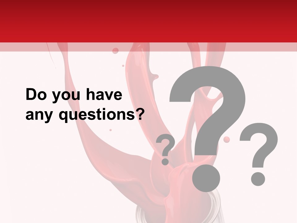 Can Red Abstract PowerPoint Template