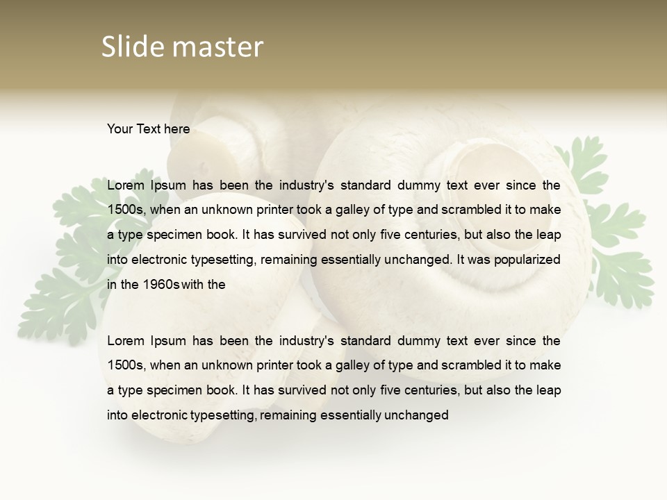 Raw Freshness Health PowerPoint Template