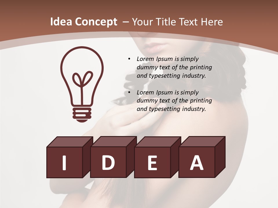 Sideview Grey White PowerPoint Template