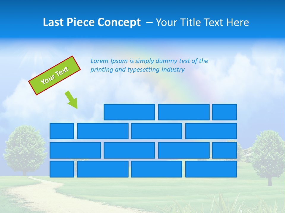 Meadow Sunny Grass PowerPoint Template