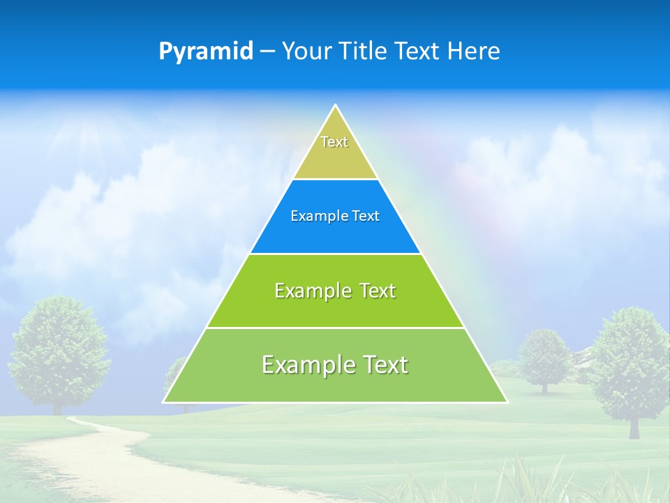 Meadow Sunny Grass PowerPoint Template