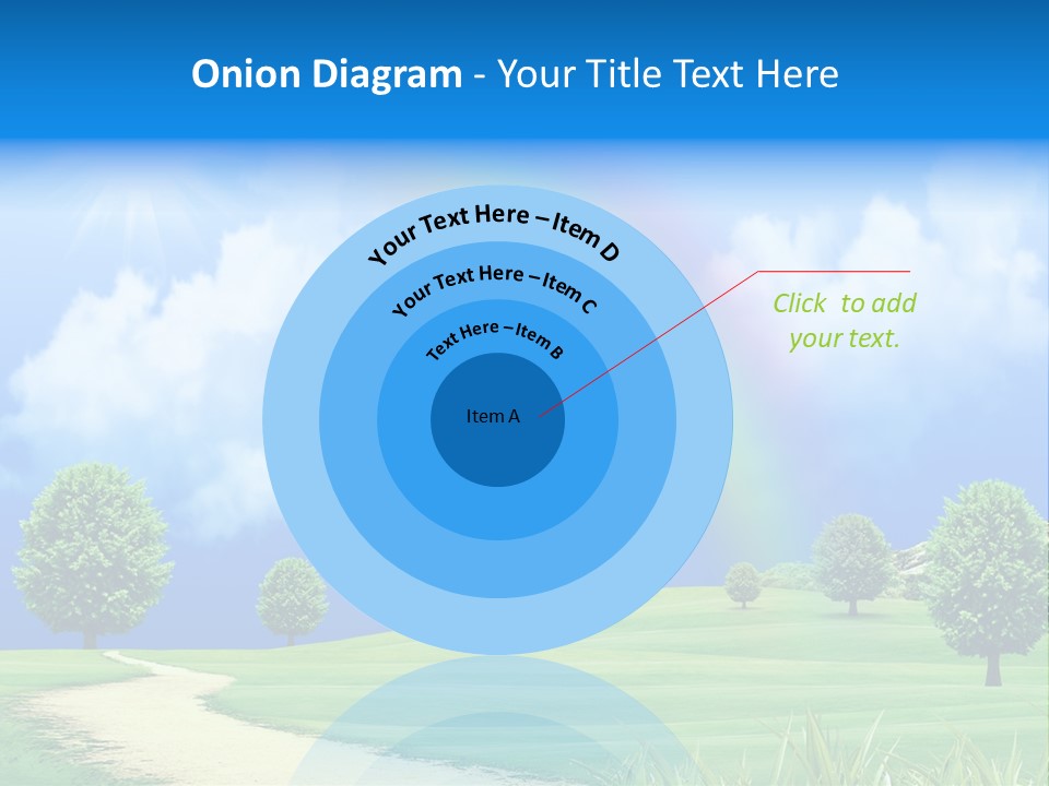 Meadow Sunny Grass PowerPoint Template