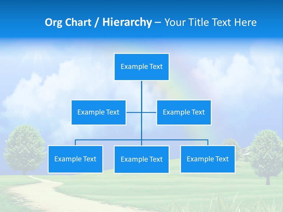 Meadow Sunny Grass PowerPoint Template