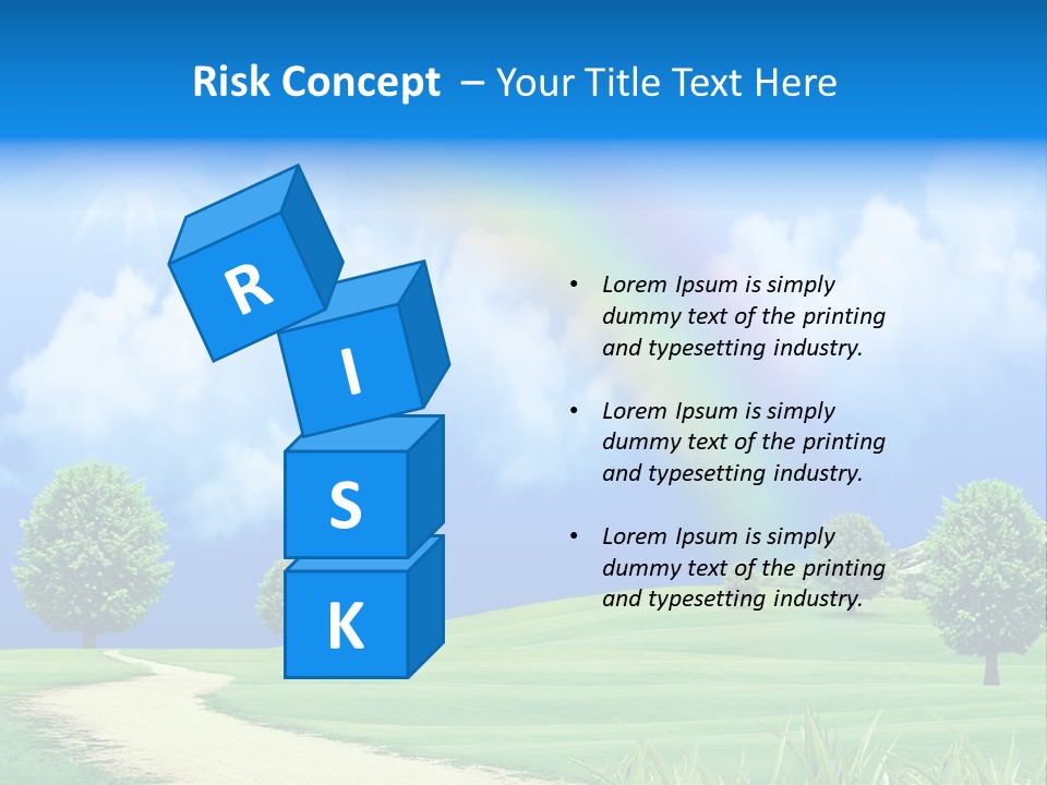 Meadow Sunny Grass PowerPoint Template