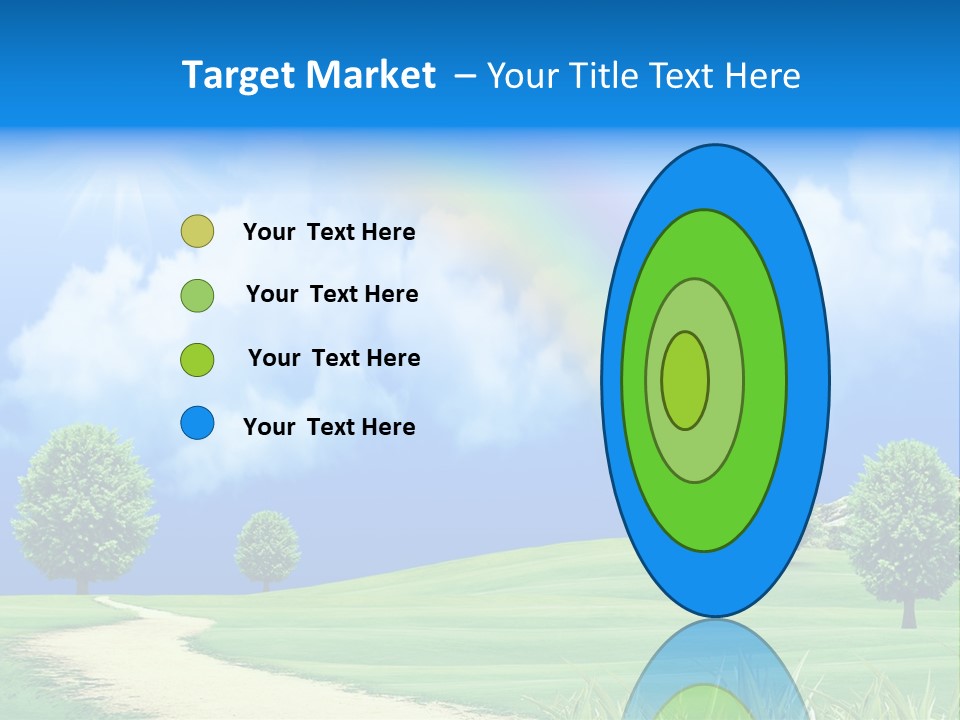 Meadow Sunny Grass PowerPoint Template