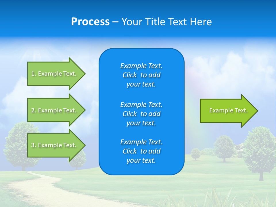 Meadow Sunny Grass PowerPoint Template