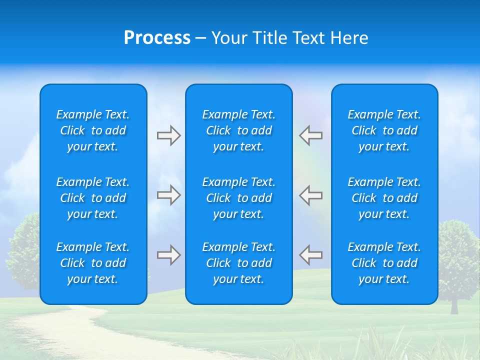 Meadow Sunny Grass PowerPoint Template