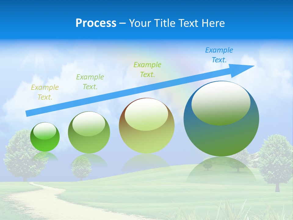 Meadow Sunny Grass PowerPoint Template