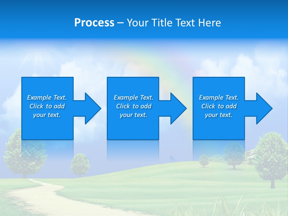 Meadow Sunny Grass PowerPoint Template