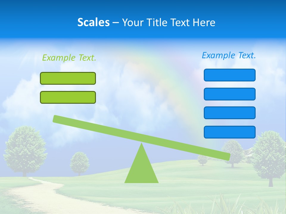 Meadow Sunny Grass PowerPoint Template