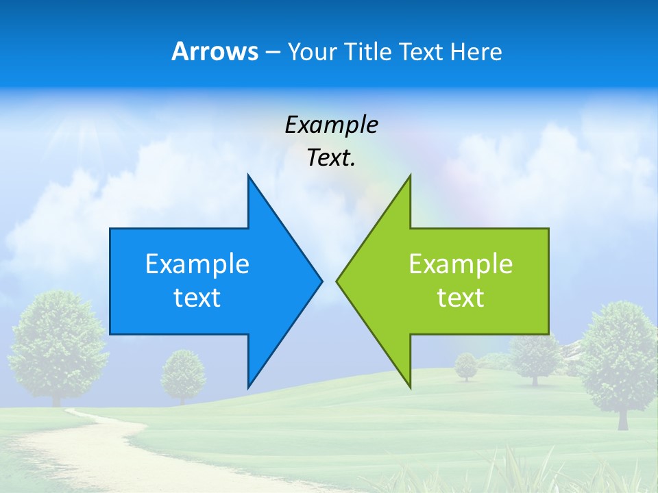 Meadow Sunny Grass PowerPoint Template