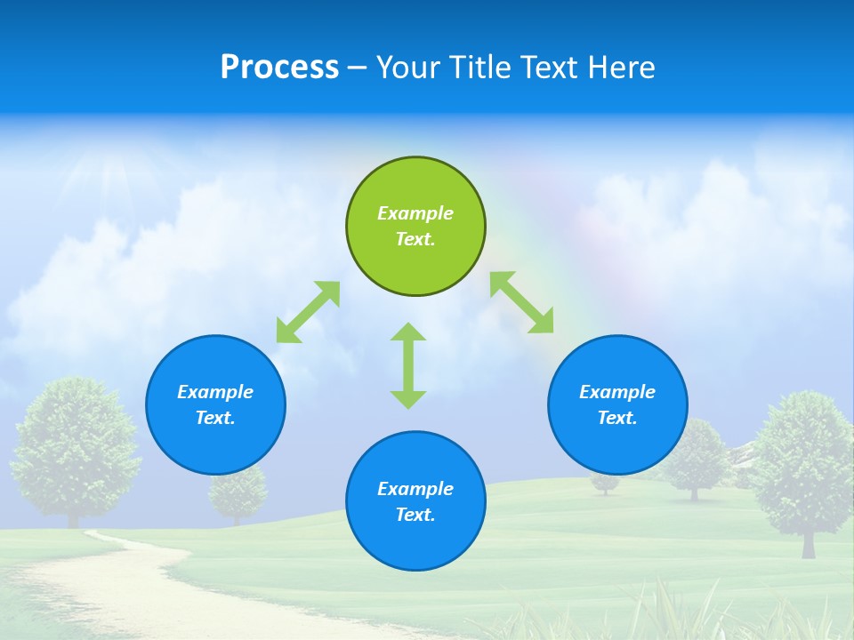 Meadow Sunny Grass PowerPoint Template