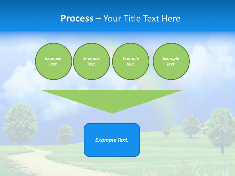 Meadow Sunny Grass PowerPoint Template