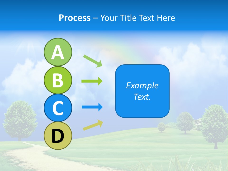 Meadow Sunny Grass PowerPoint Template
