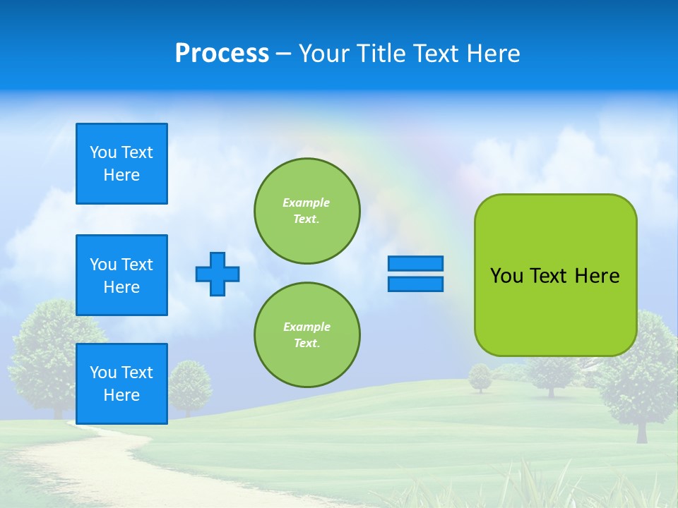 Meadow Sunny Grass PowerPoint Template