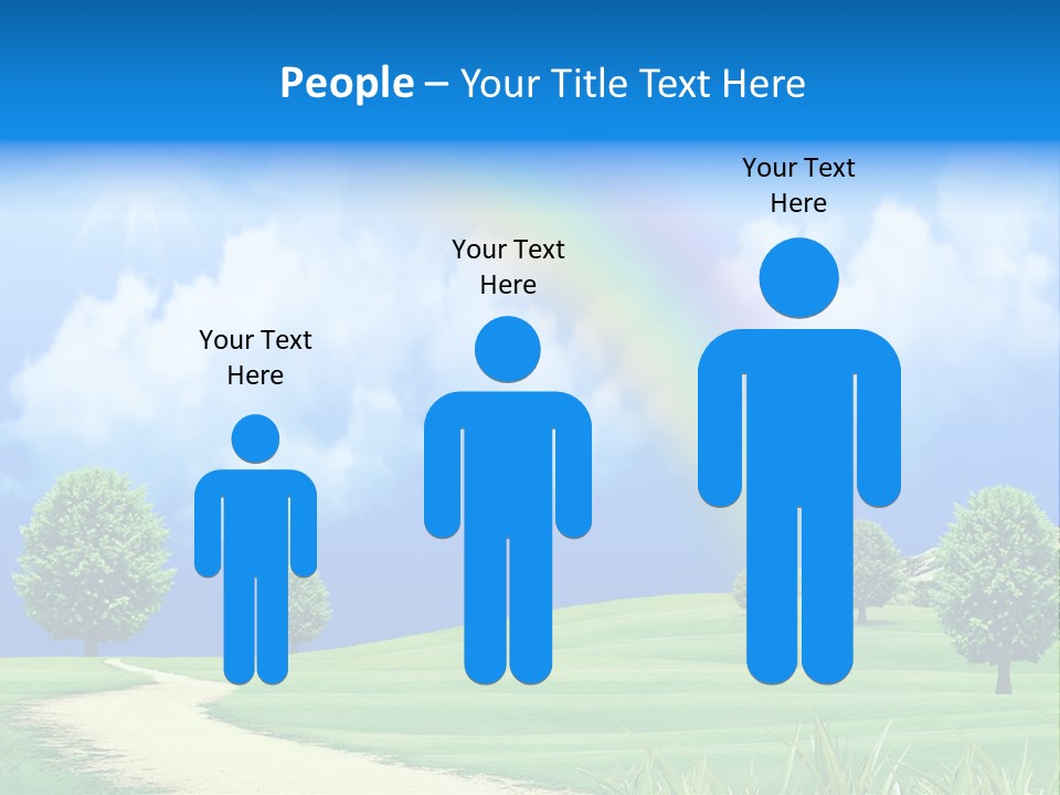 Meadow Sunny Grass PowerPoint Template