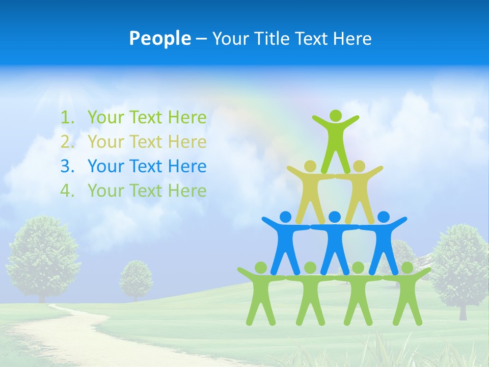 Meadow Sunny Grass PowerPoint Template