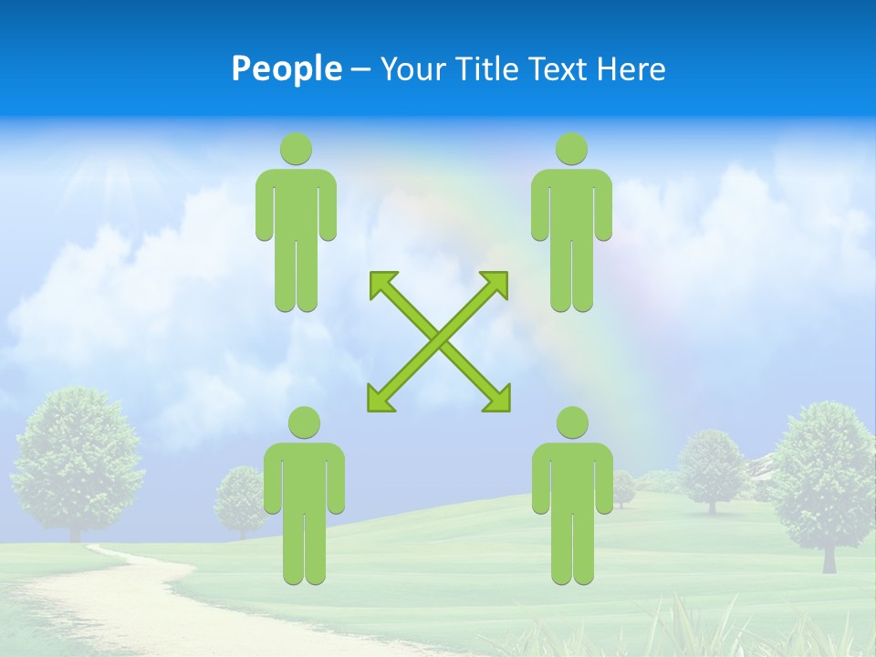 Meadow Sunny Grass PowerPoint Template