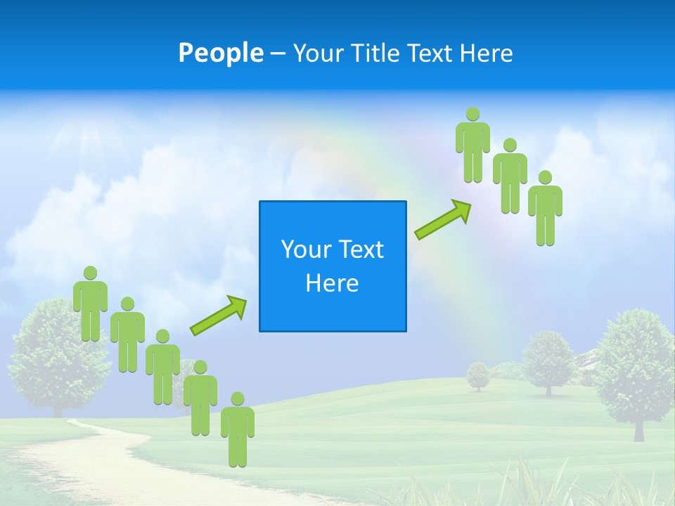 Meadow Sunny Grass PowerPoint Template