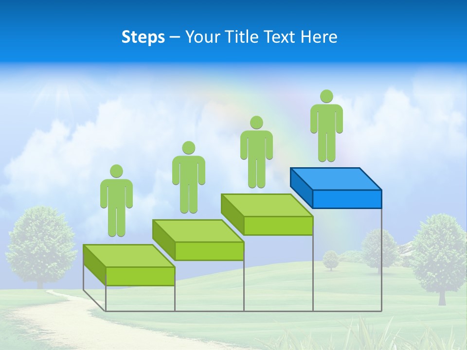 Meadow Sunny Grass PowerPoint Template