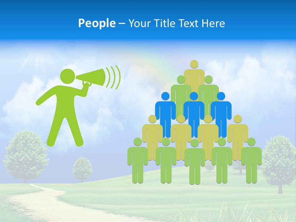 Meadow Sunny Grass PowerPoint Template