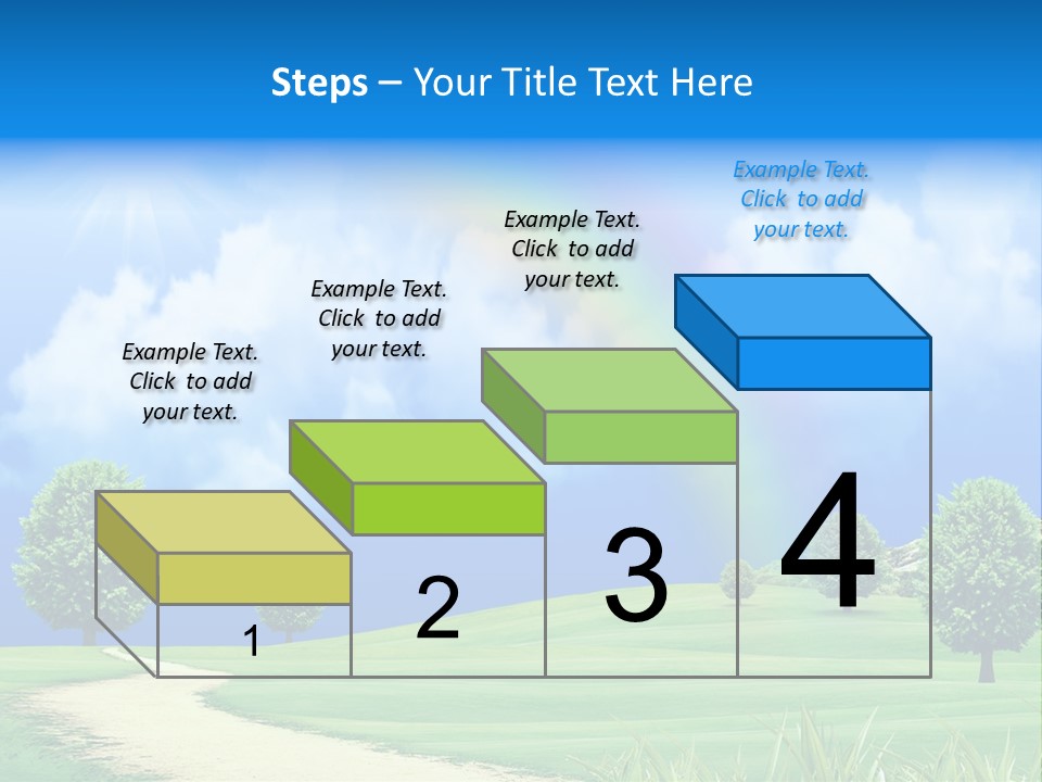 Meadow Sunny Grass PowerPoint Template