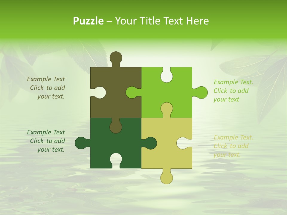 Summer Leave Nature PowerPoint Template