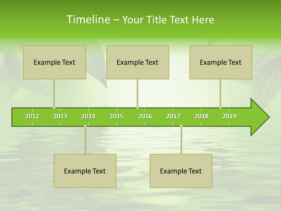 Summer Leave Nature PowerPoint Template