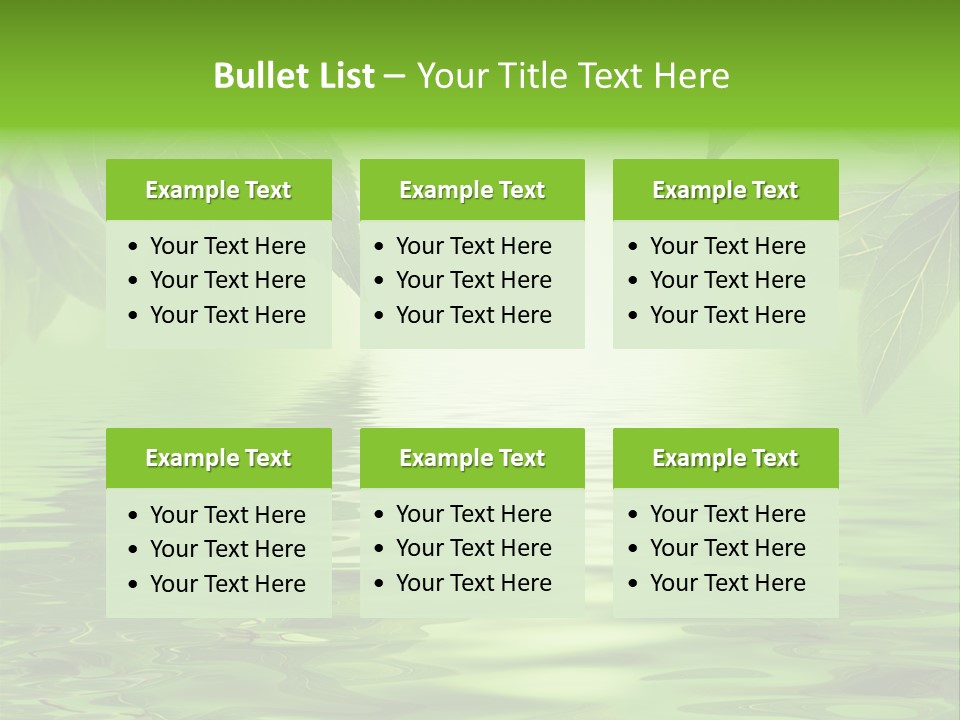 Summer Leave Nature PowerPoint Template