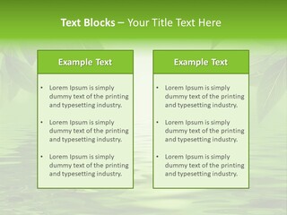 Summer Leave Nature PowerPoint Template