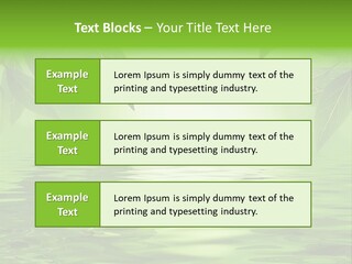 Summer Leave Nature PowerPoint Template