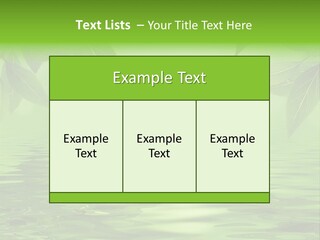 Summer Leave Nature PowerPoint Template