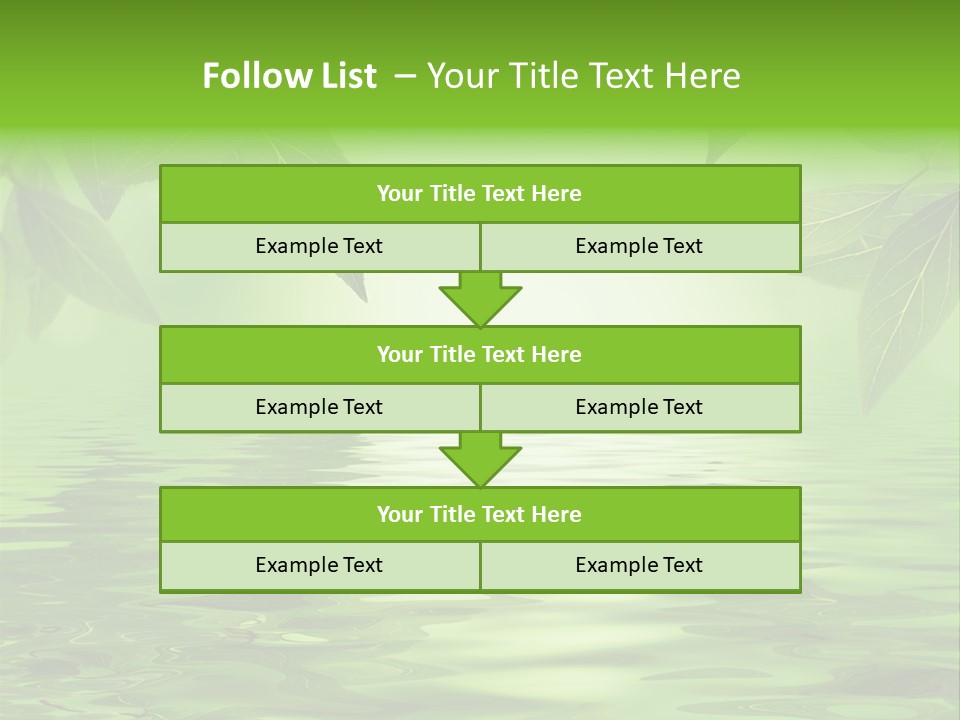 Summer Leave Nature PowerPoint Template