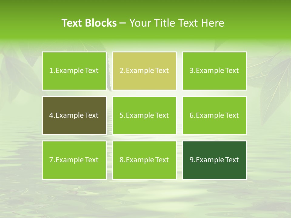 Summer Leave Nature PowerPoint Template