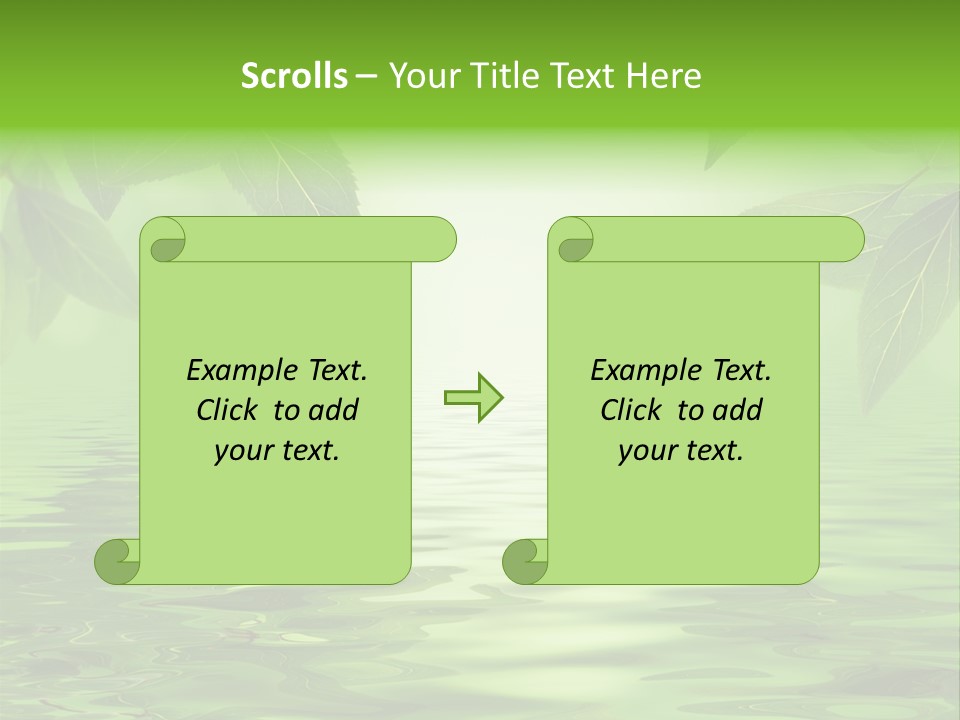 Summer Leave Nature PowerPoint Template