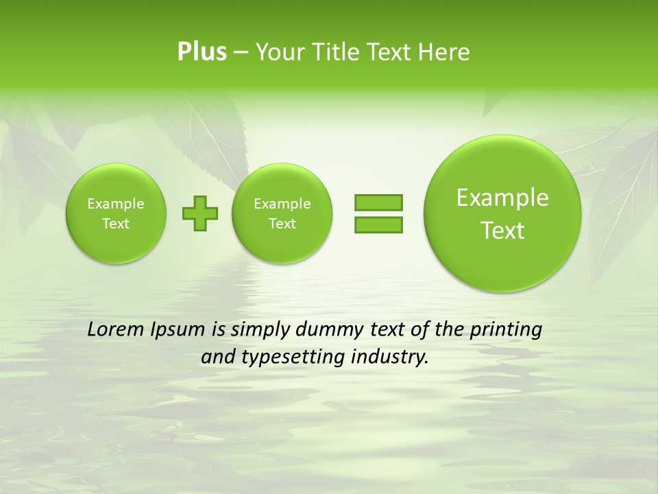 Summer Leave Nature PowerPoint Template