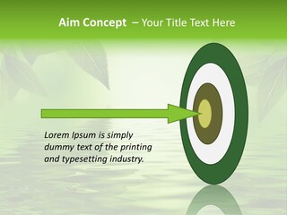 Summer Leave Nature PowerPoint Template