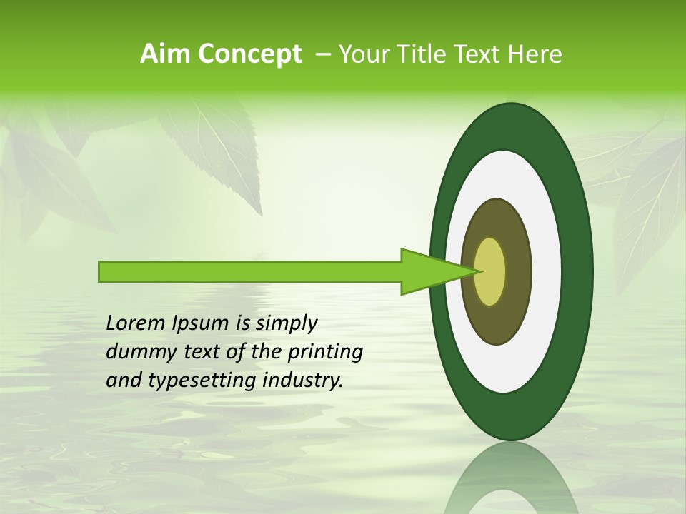 Summer Leave Nature PowerPoint Template