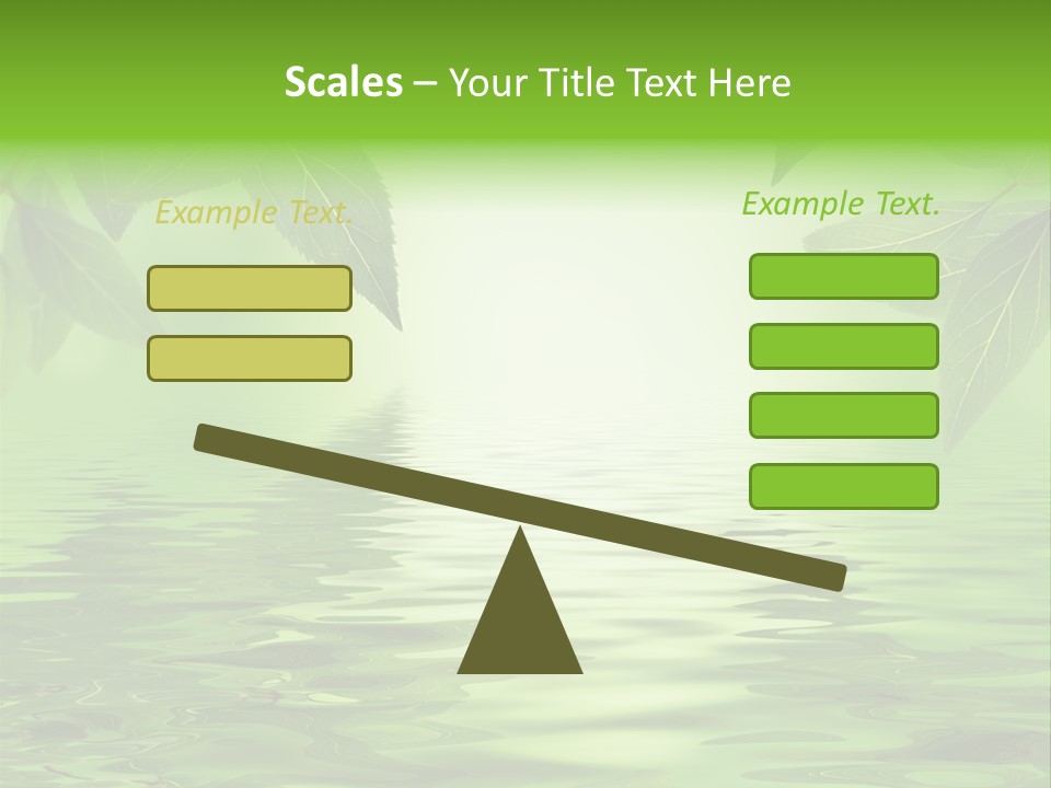 Summer Leave Nature PowerPoint Template