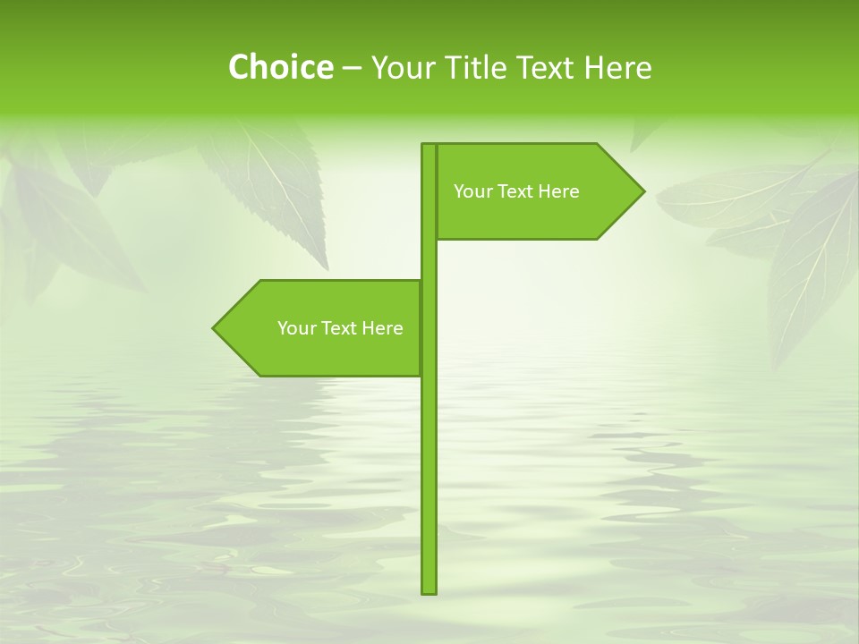 Summer Leave Nature PowerPoint Template